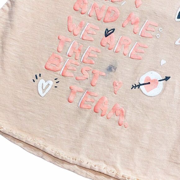 ZARA Coral Puff Print T-Shirt - Picture 2 of 3